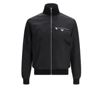 Wendbare Jacke mit Reißverschluss - Schwarz