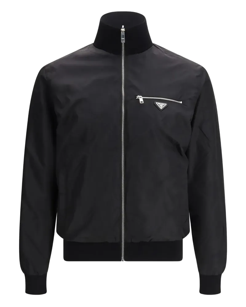 Prada reversible zipped jacket - Schwarz Schwarz