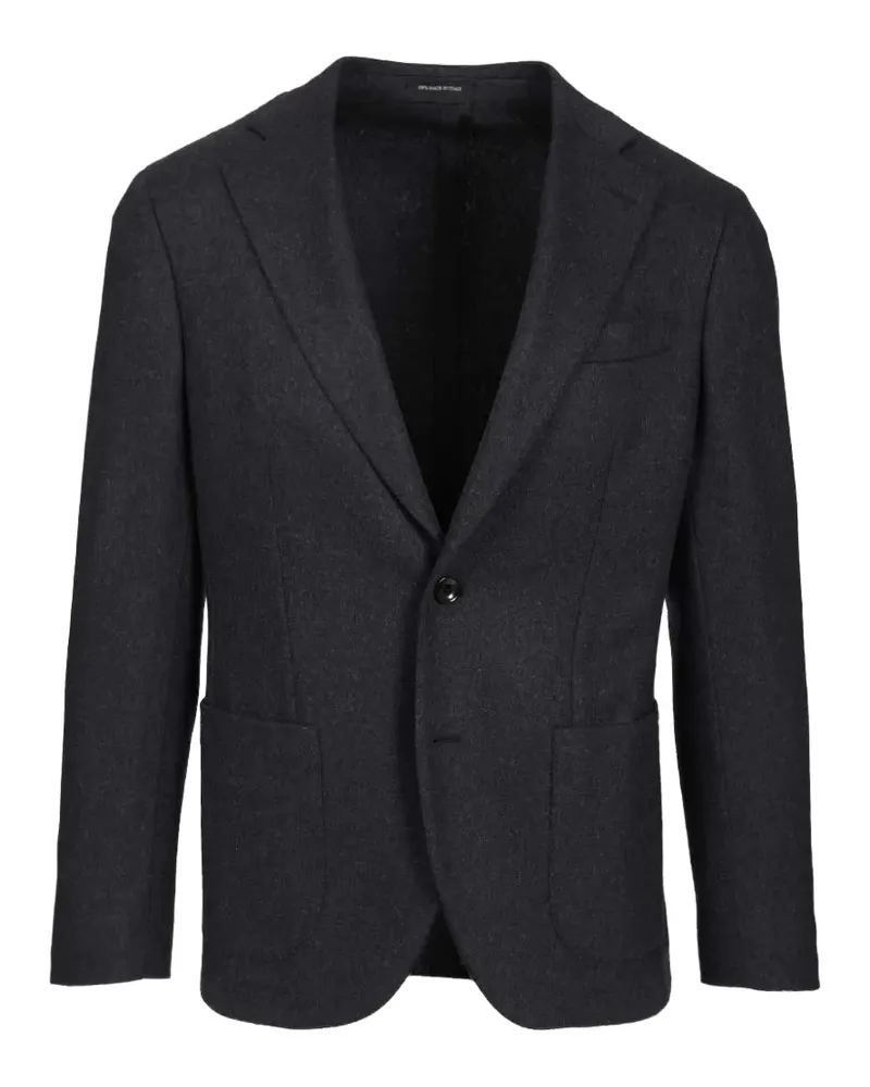 Al Duca D’Aosta 1902 single-breasted cashmere blazer - Grau Grau