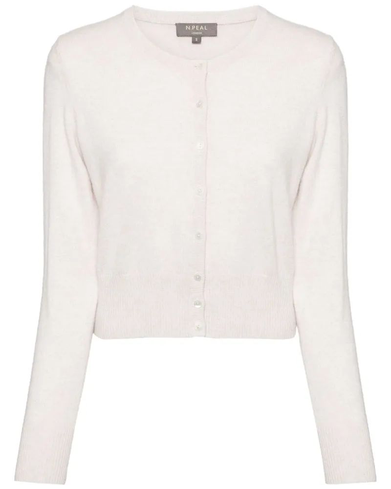 N.Peal Ivy Cardigan aus Kaschmir - Nude Nude