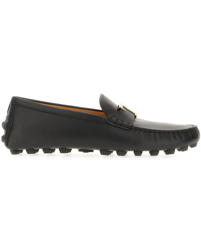 TOD'S Loafer mit Buchstaben-Logo - Schwarz Schwarz