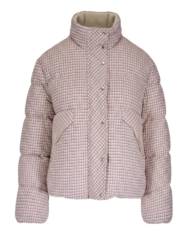 Moncler Cloante short down jacket - Nude Nude
