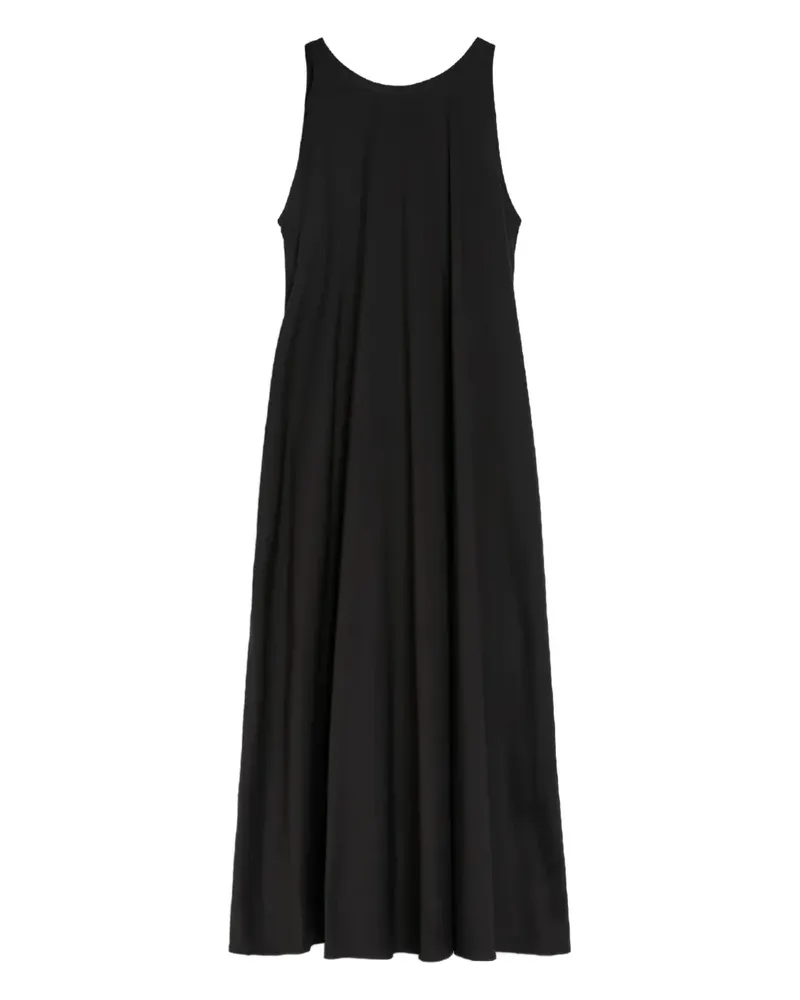 Max Mara Ärmelloses Romea Midikleid mit Schleifenverschluss - Schwarz Schwarz