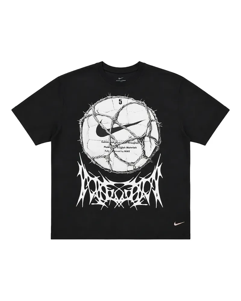 Nike T-Shirt mit grafischem Print - Schwarz Schwarz