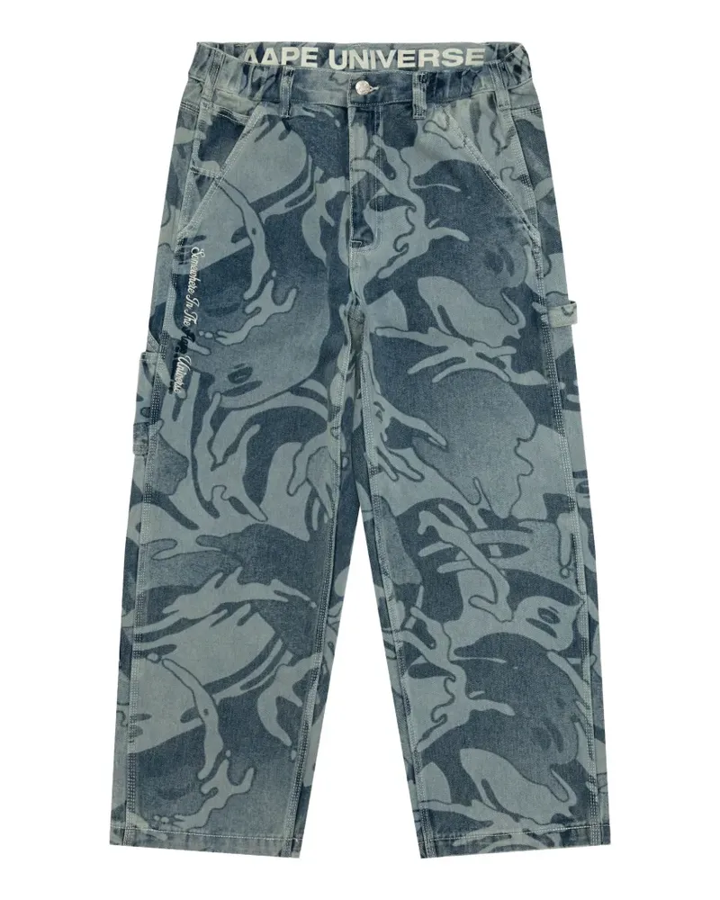 BAPE Aapeunvs Jeans - Blau Blau