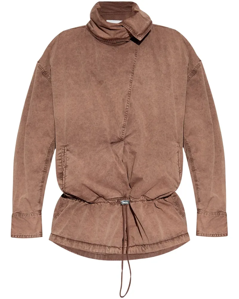 ATTICO Bomberjacke mit Kordelzug - Braun Braun