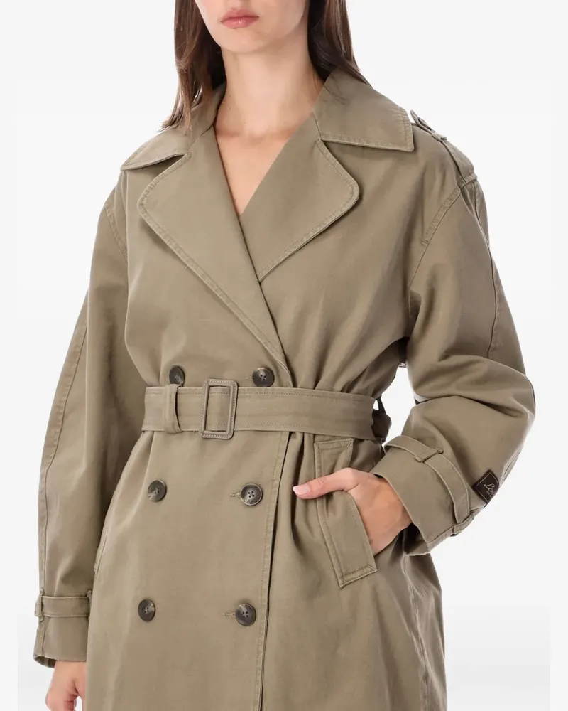 Levi's double-breasted belted trench coat - Nude Nude
