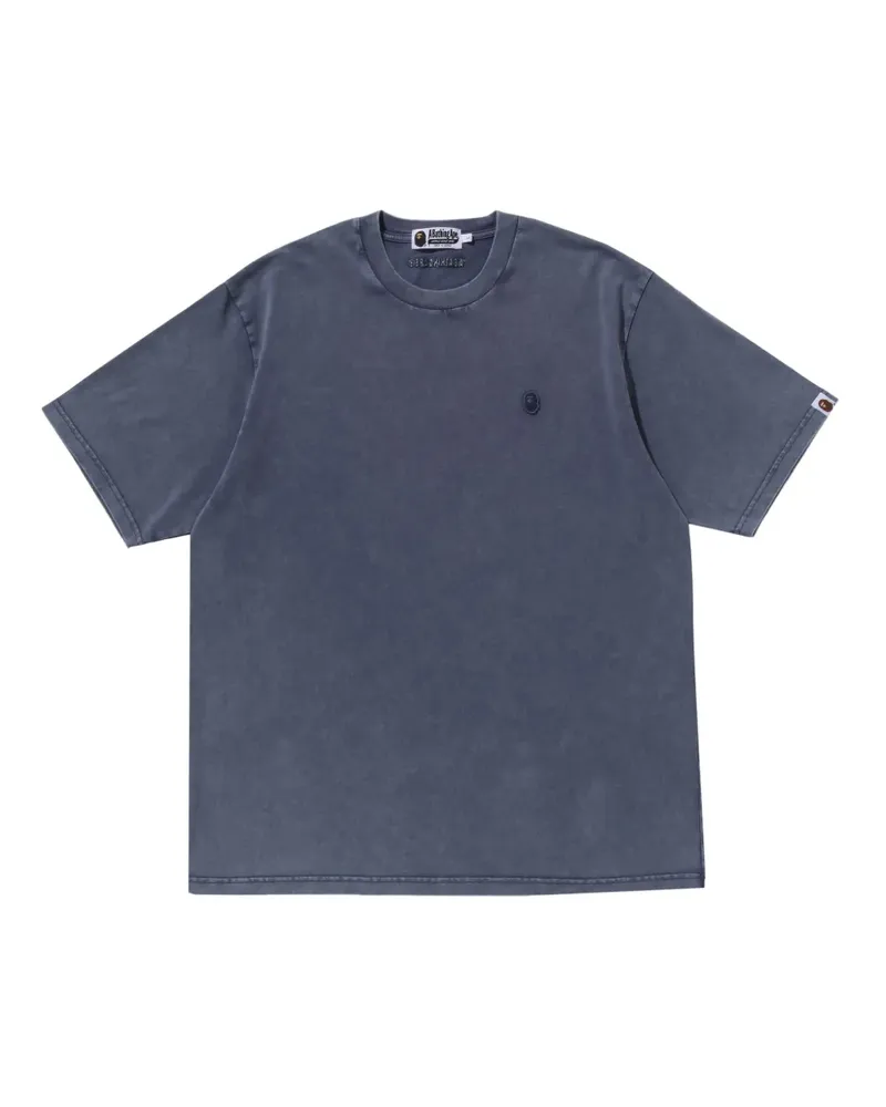 BAPE Ausgeblichenes T-Shirt - Grau Grau