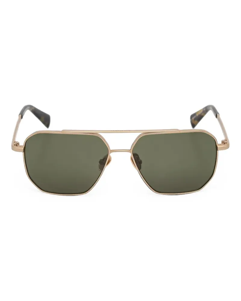 AllSaints Sonnenbrille mit geometrischem Gestell - Gold Gold