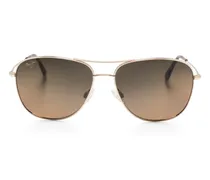 Getönte Pilotenbrille - Braun