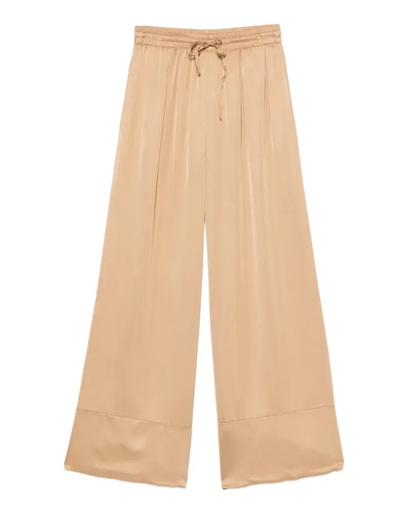 Dixie drawstring-waist palazzo pants - Nude Nude