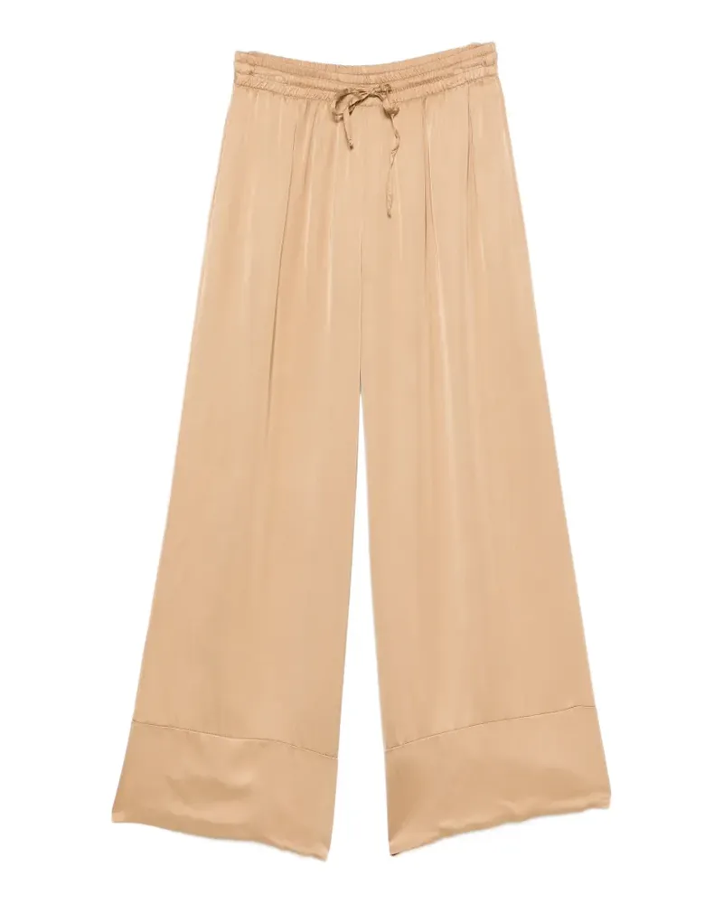 Dixie drawstring-waist palazzo pants - Nude Nude