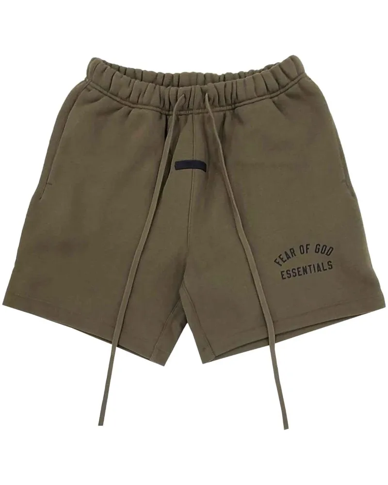 Fear of God Shorts mit Logo-Print - Grün Grün