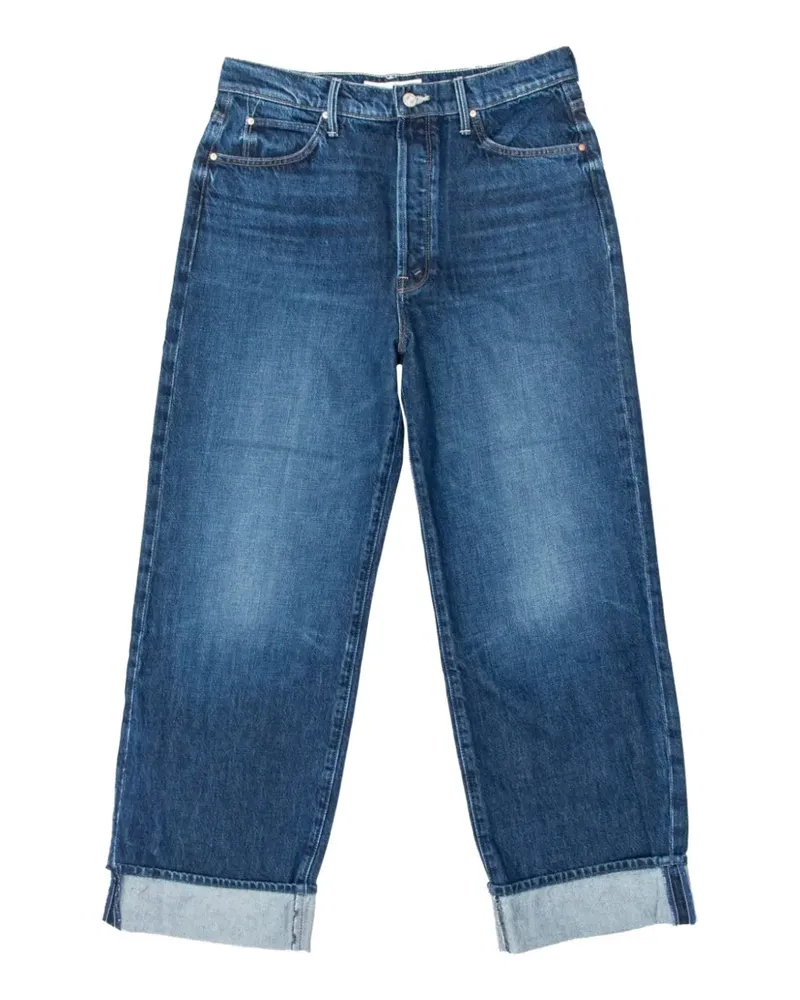 Mother Lil Spitfire Nerdy Cuff Jeans - Blau Blau