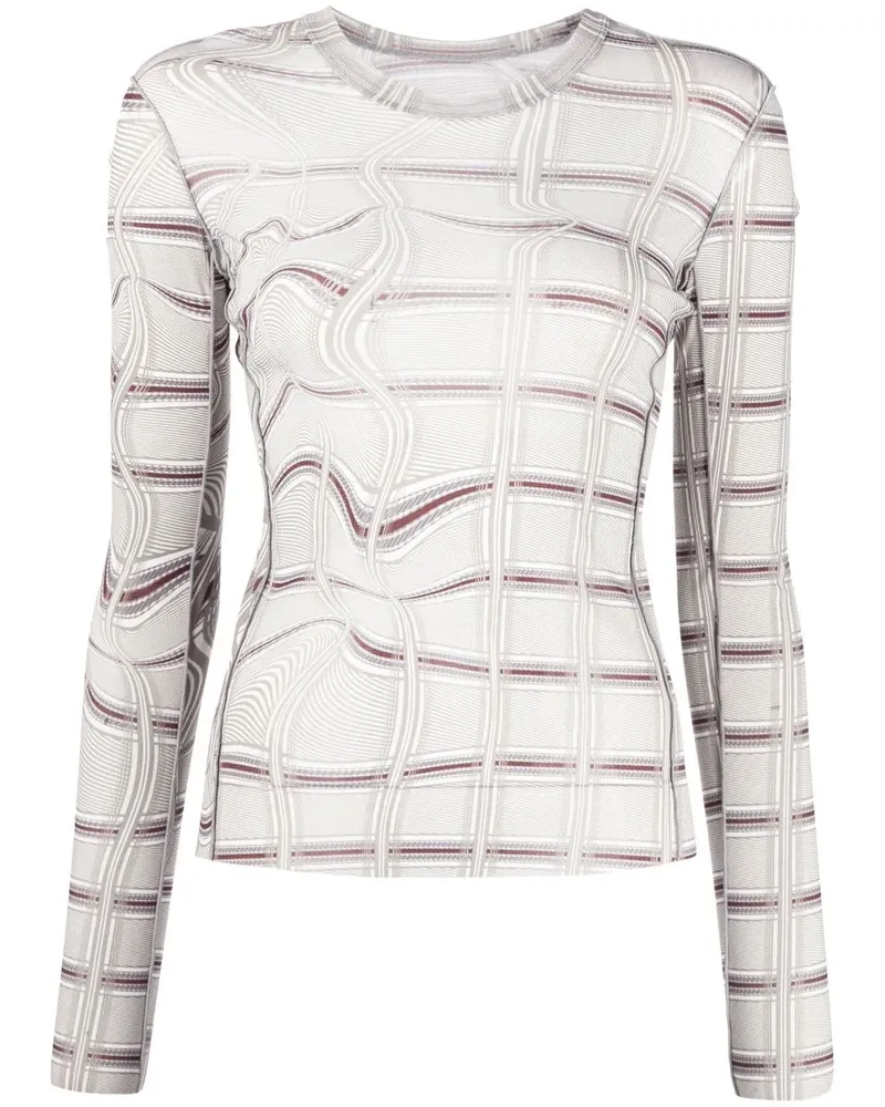 JNBY Klassisches Langarmshirt - Grau Grau