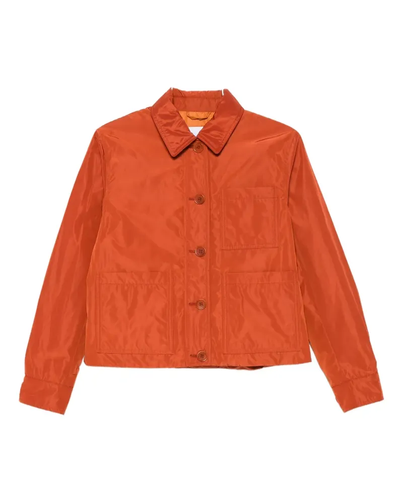 ASPESI patch-pocket button-up jacket - Orange Orange