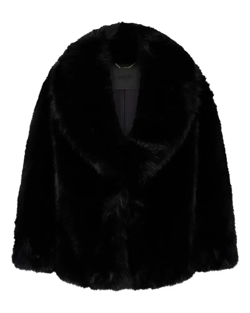 Liu Jo Faux fur coat - Schwarz Schwarz