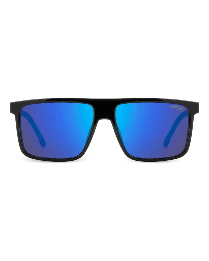 Carrera rectangle-frame sunglasses - Schwarz Schwarz