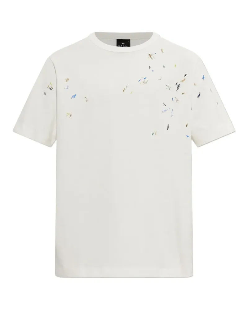 Paul Smith Hemd mit Kritzel-Print - Weiß Weiß