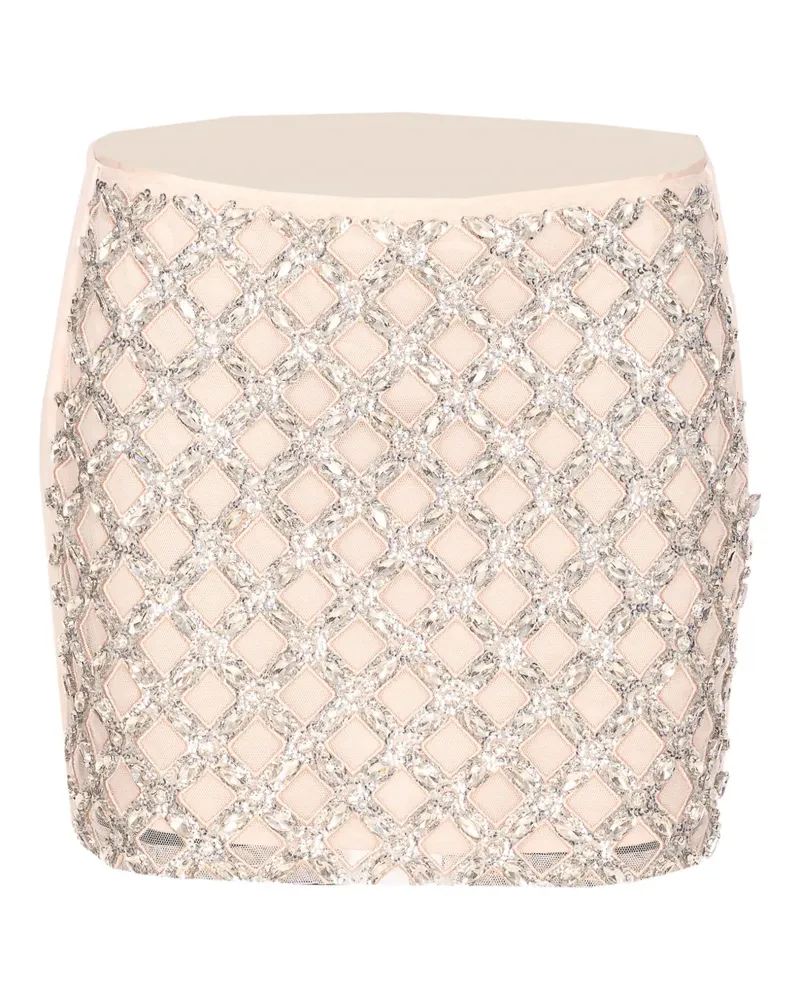 Liu Jo jewel mini skirt - Nude Nude