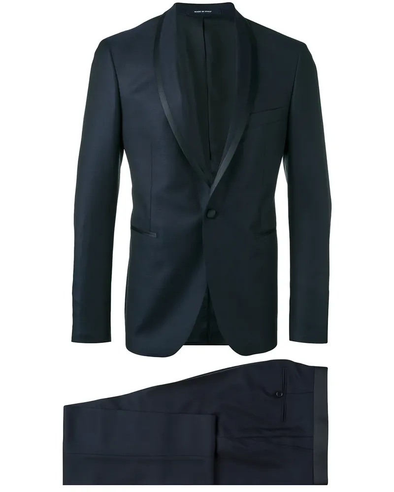 Tagliatore Zweiteiliger Smoking - Blau Blau