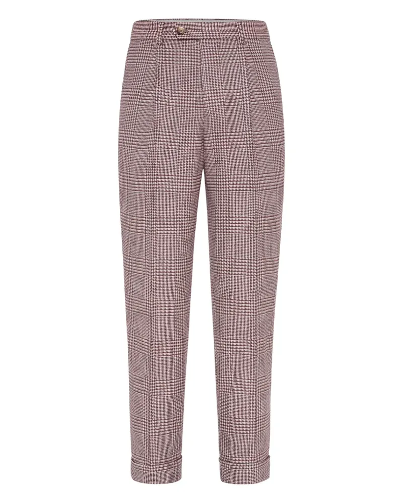 Brunello Cucinelli Hose mit Bundfalten - Violett Violett
