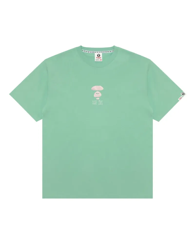 BAPE print T-shirt - Grün Grün