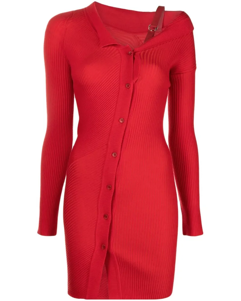 Jacquemus La Robe Maille Minikleid - Rot Rot
