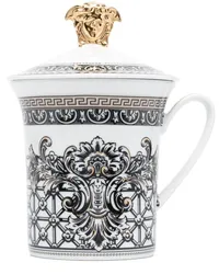 Versace x Rosenthal Tasse mit Marqueterie-Print Weiß