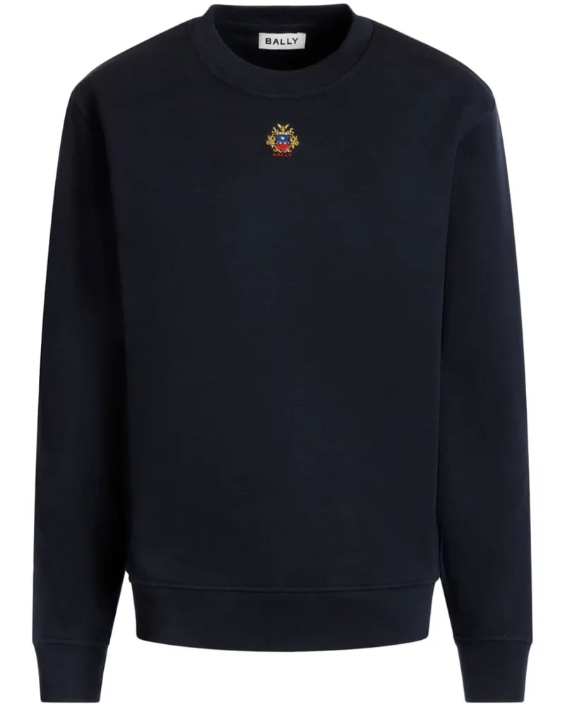 Bally Sweatshirt mit Logo-Stickerei - Blau Blau