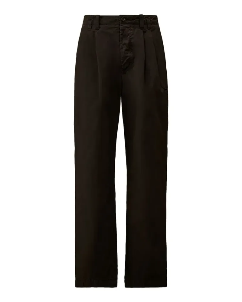 C.P. Company Gerade Hose - Schwarz Schwarz