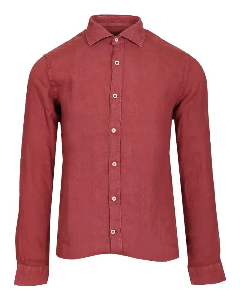 Al Duca D’Aosta 1902 button-fastening shirt - Rot Rot