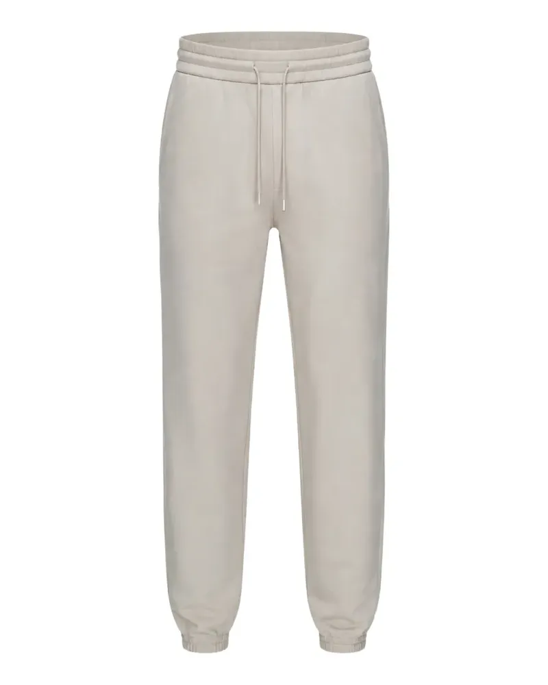 Emporio Armani logo-plaque track pants - Nude Nude