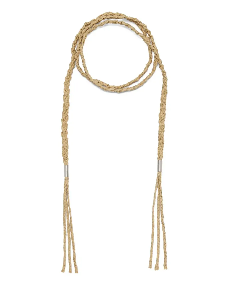 Dsquared2 Gürtel aus Raffiabast - Nude Nude