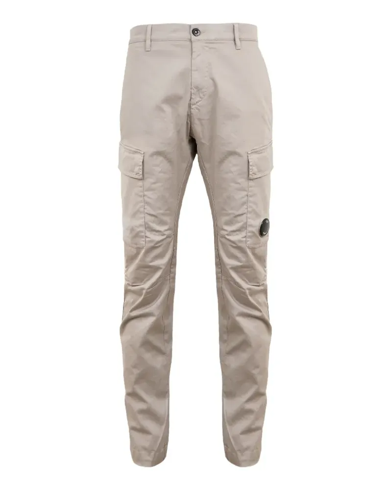 C.P. Company logo-detail cargo pants - Grau Grau