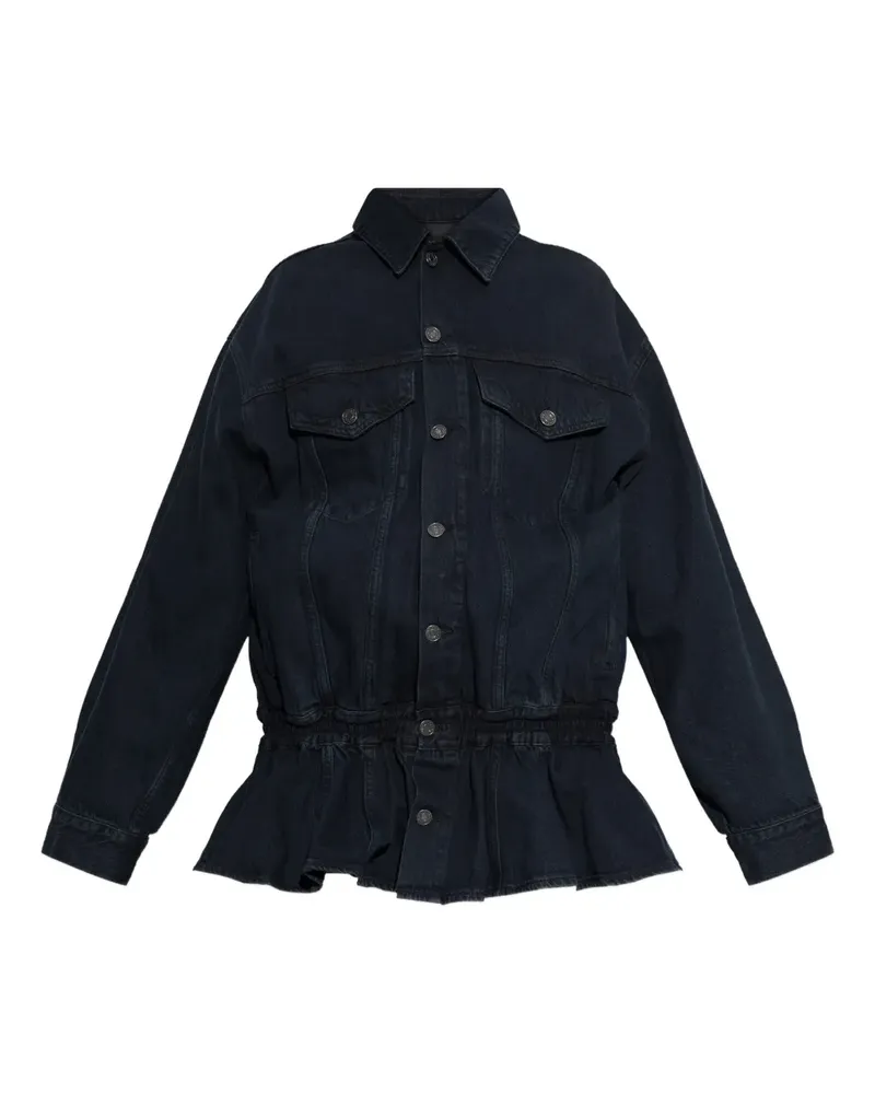 AGOLDE Rubik Jacke mit Schößchen - Blau Blau