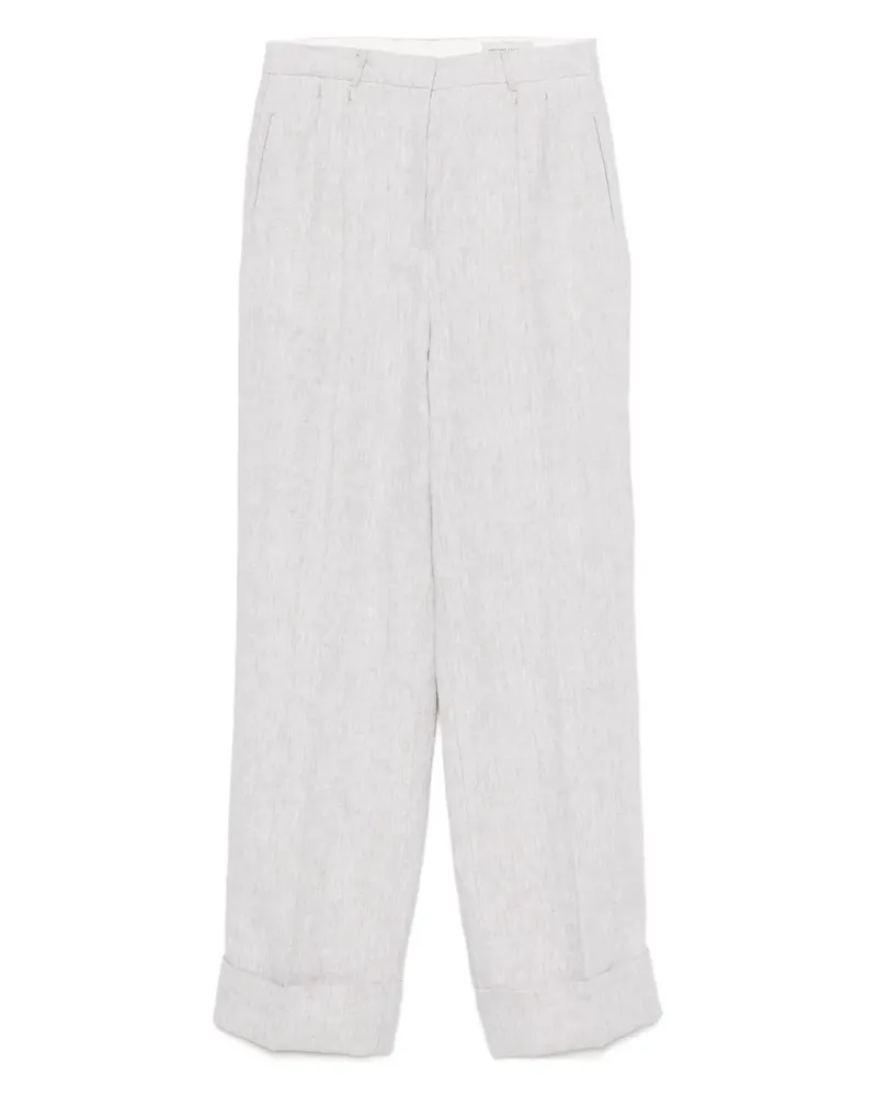 Officine Generale Hose mit Umschlag - Nude Nude
