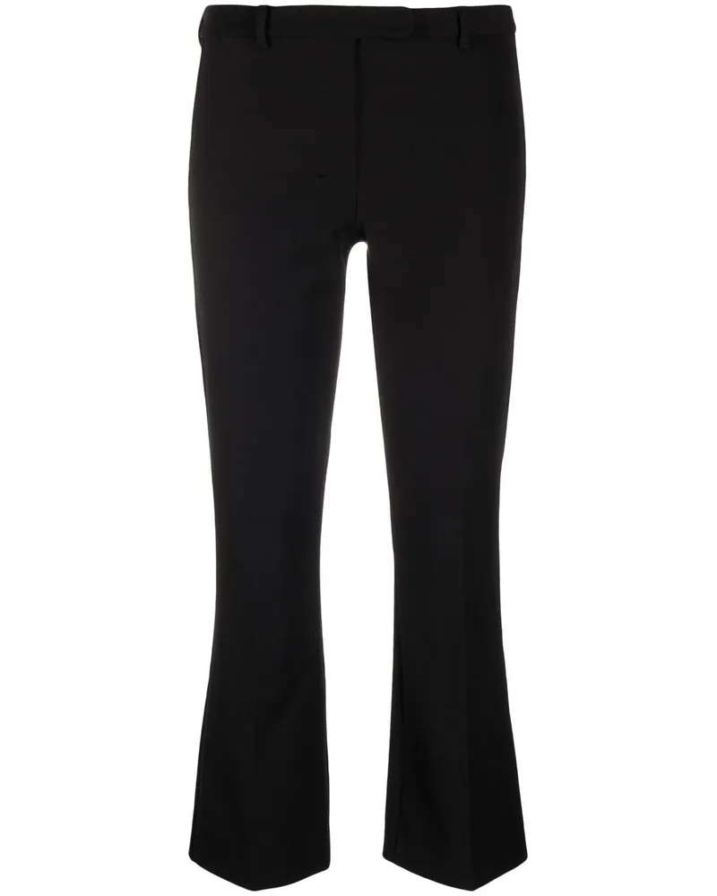 Max Mara Ausgestellte Hose - Schwarz Schwarz