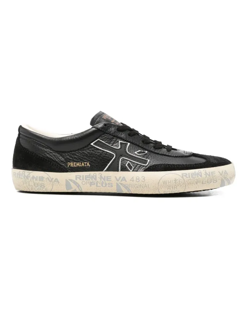 Premiata David Sneakers aus Wildleder - Schwarz Schwarz