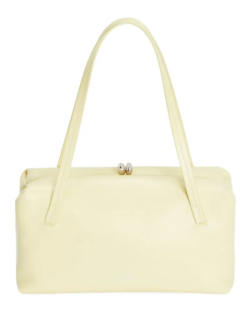 Jil Sander Kleiner Goji Pillow Tote Bag mit Prägung - Nude Nude