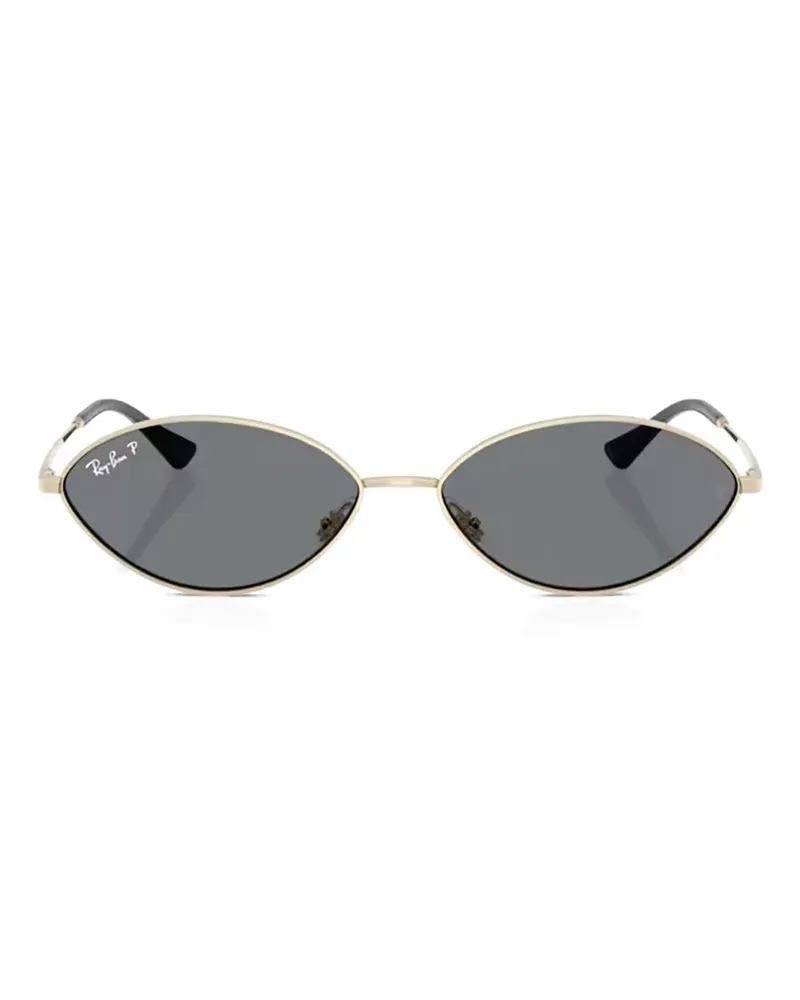 Ray Ban oval-frame sunglasses - Gold Gold