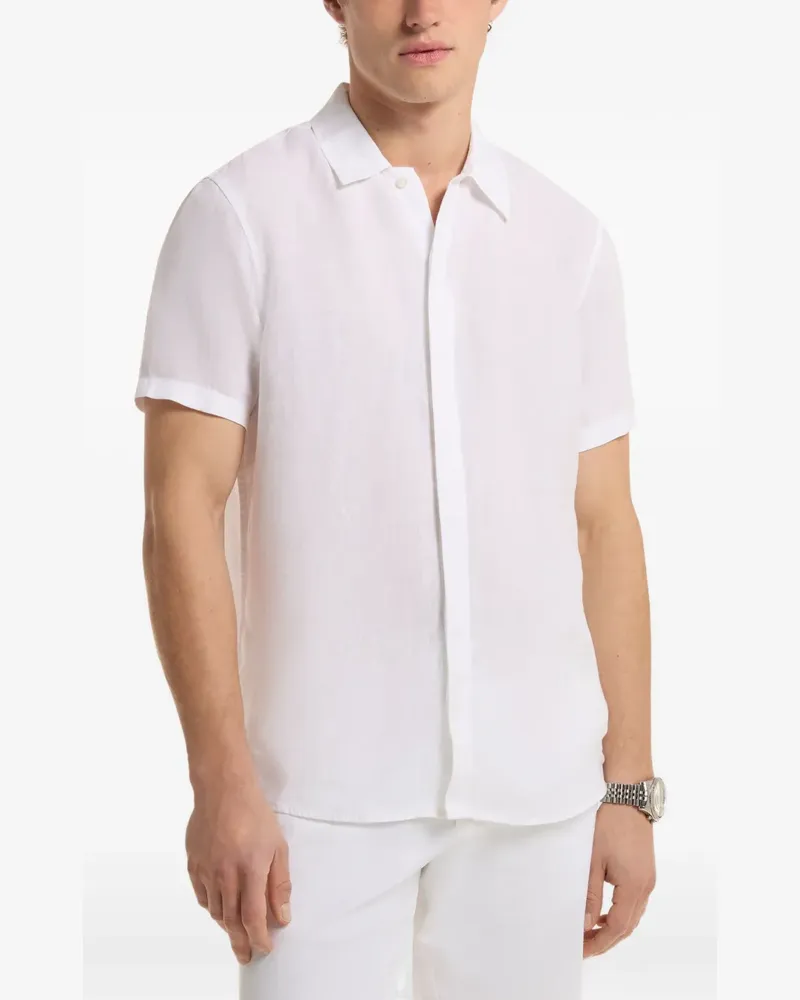 Michael Kors short-sleeve classic-fit shirt - Weiß Weiß