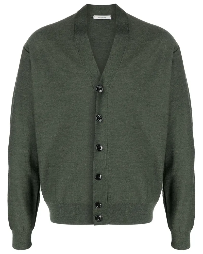 Christophe Lemaire Melierter Cardigan - Grün Grün