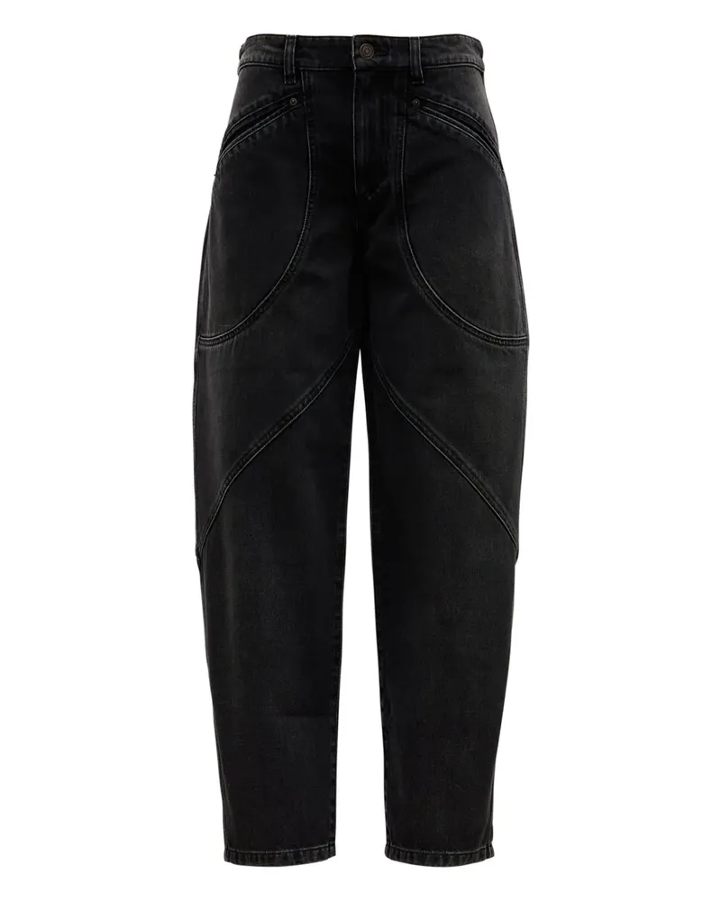 Isabel Marant Catarina Straight-Leg-Jeans - Schwarz Schwarz