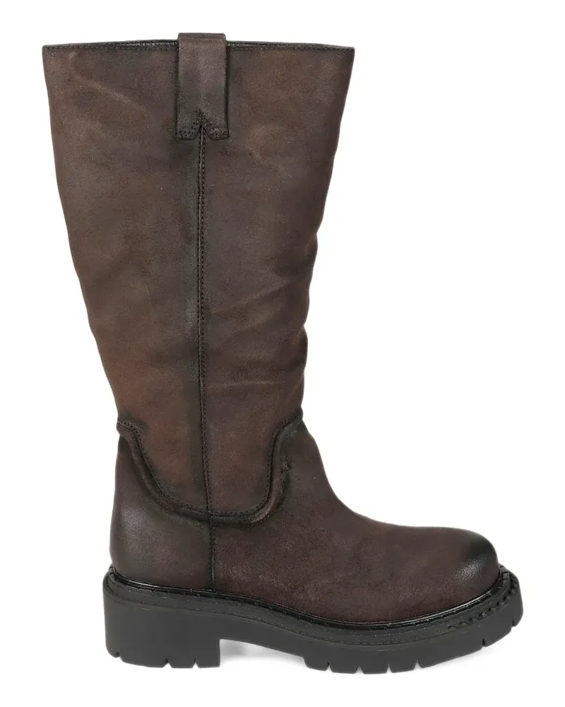 ash Detroit Stiefel im Distressed-Look - Braun Braun