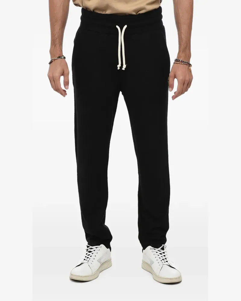 Hydrogen drawstring track pants - Schwarz Schwarz