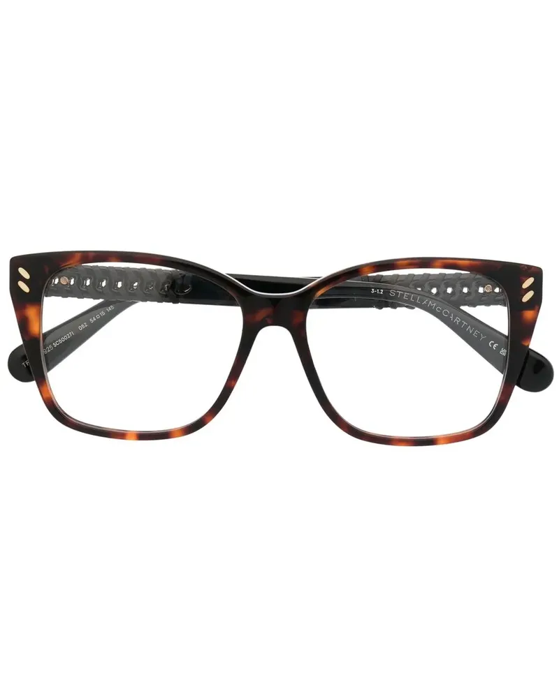 Stella McCartney Eckige Brille - Braun Braun