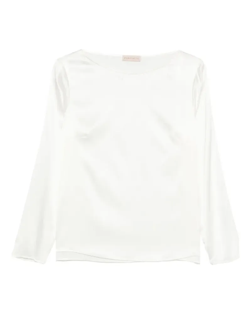 Purotatto long-sleeve blouse - Weiß Weiß