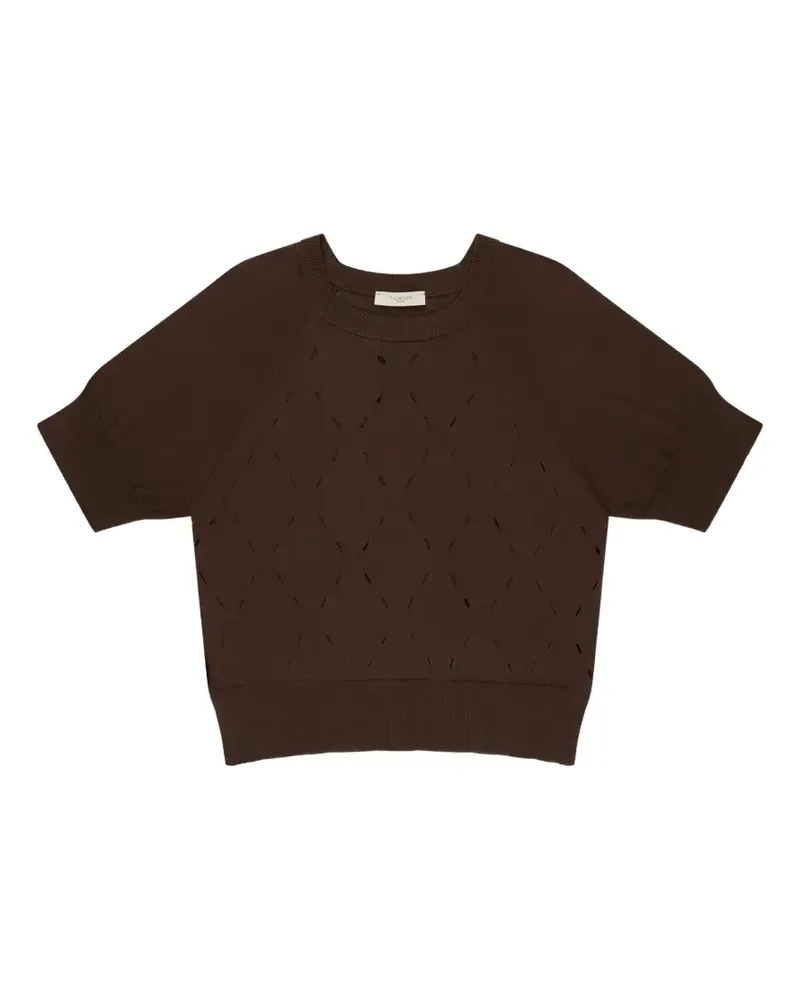 Slowear diamond-pattern cotton sweater - Braun Braun