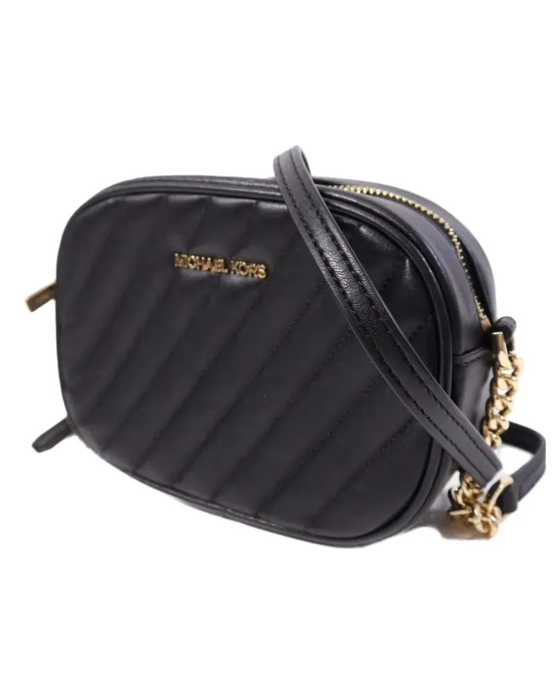 Michael Kors small Rose quilted leather crossbody bag - Schwarz Schwarz